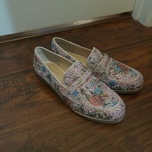 Betsey Johnson Sparkling Multicolor Loafers